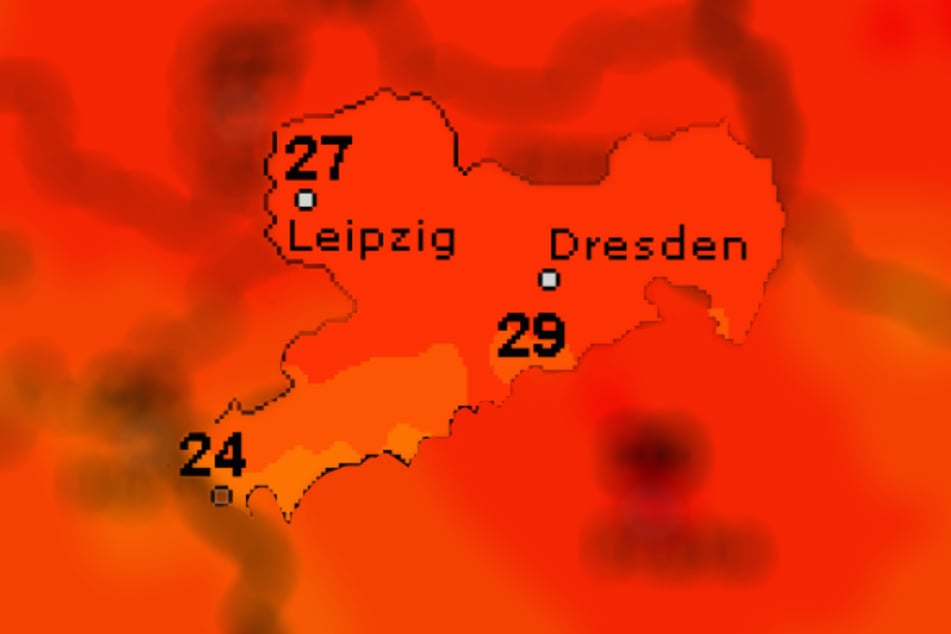 Die Experten rechnen ab dem Nachmittag mit Schauern und Gewittern, die von Westen her aufziehen. Auch Starkregen und Hagel sowie Sturmböen seien wahrscheinlich.