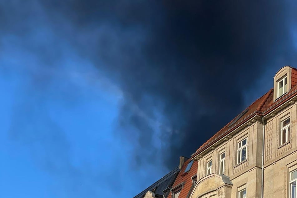 Am Dienstagabend gab es eine starke Rauchentwicklung in Striesen.