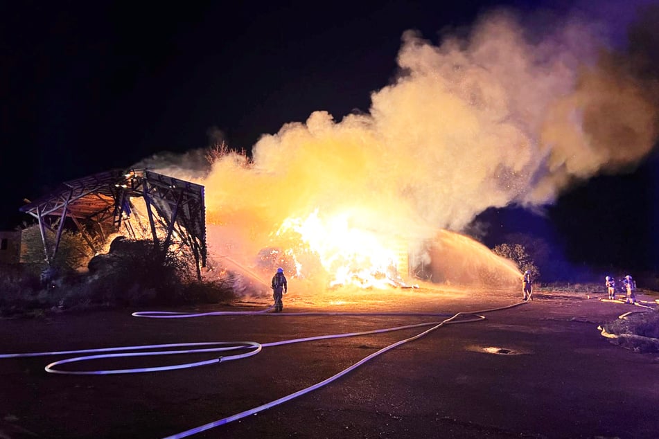 Die Rauchentwicklung war schon von Weitem sichtbar.