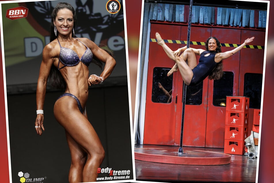Personal-Trainerin Jenny Klippel Zavrakis (45) macht Bräute fit für ihren Hochzeitstag, doch derzeit heizt sie ihren Kollegen auf der Bühne der Dresdner Comödie ein.