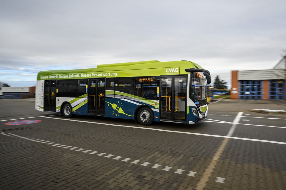 Seit November 2025 testet die CVAG einen Elektrobus.