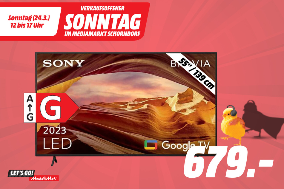 55-Zoll Sony-Fernseher für 679 Euro.