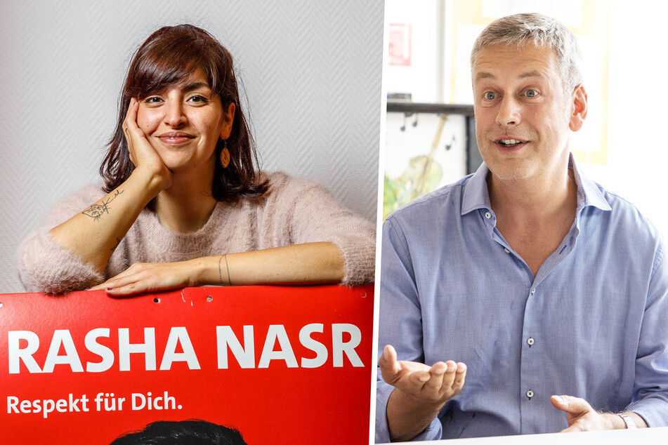 Rasha Nasr (30) und Albrecht Pallas (42, beide SPD) fordern einen noch höheren Mindestlohn.