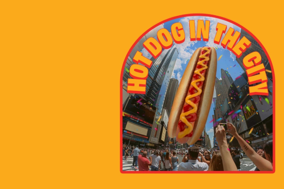World's largest hot dog heads to NYC to make it rain in Times Square!