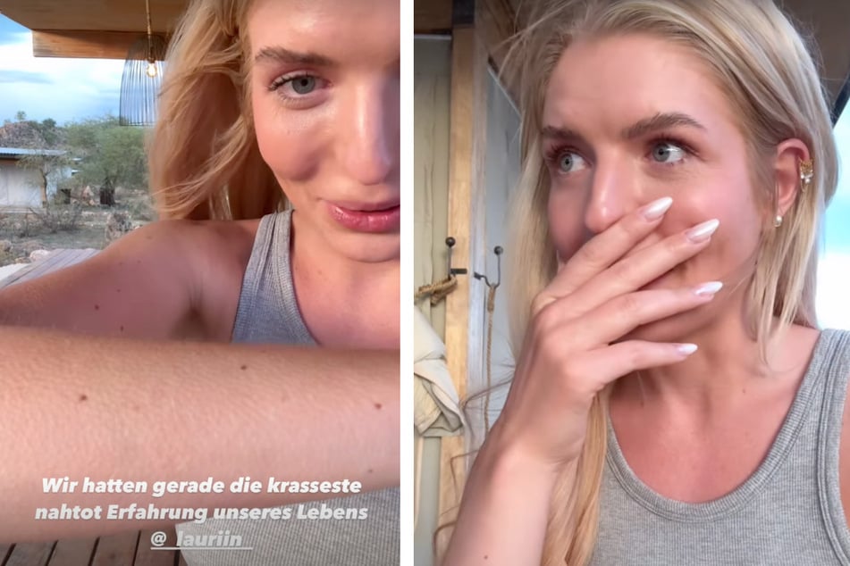 Antonia Hemmer (24) berichtet auf Instagram von ihrer Begegnung mit dem Leoparden.