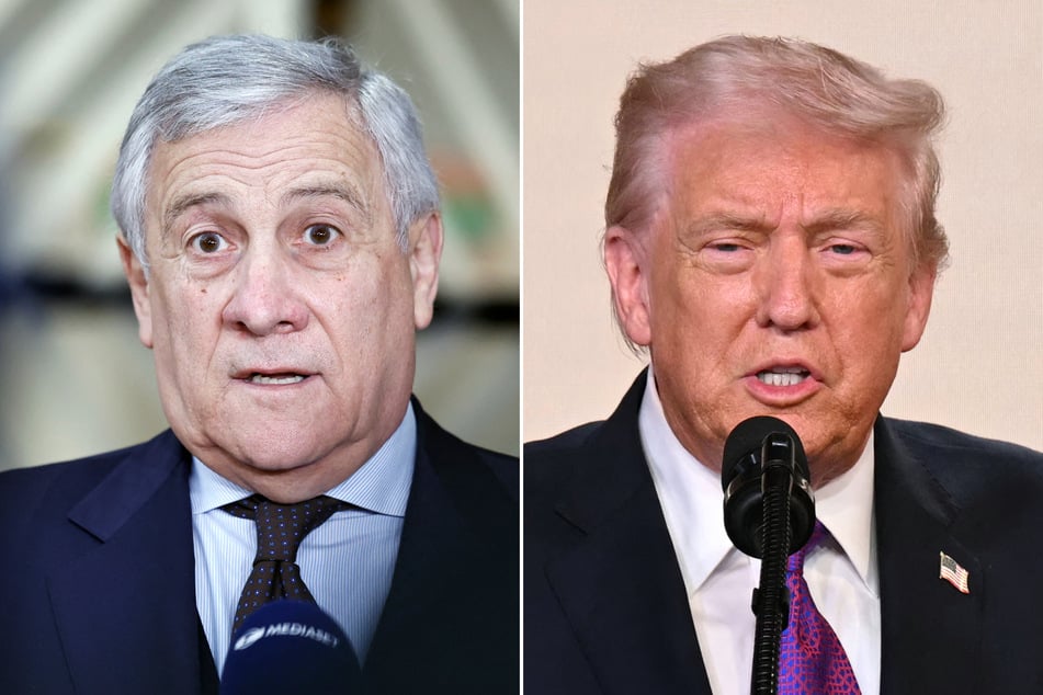 Italian Foreign Minister Antonio Tajani (l.) confirmed Saturday that the country would not be joining Trump's so-called "Board of Peace."