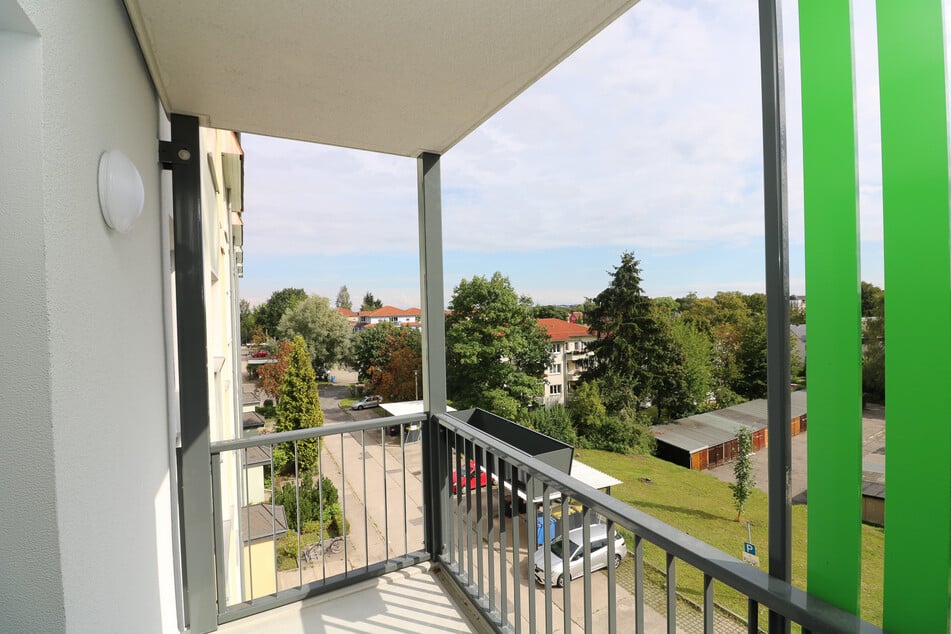 2-Raumwohnung, Balkon