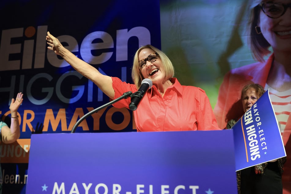Democratic candidate Eileen Higgins became Miami's first-ever female mayor, beating Republican Emilio T. Gonzales in Tuesday's election.