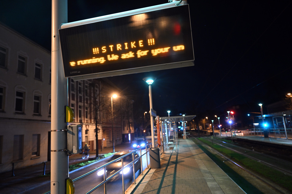 Auch die Rheinbahn in Düsseldorf wird bestreikt.