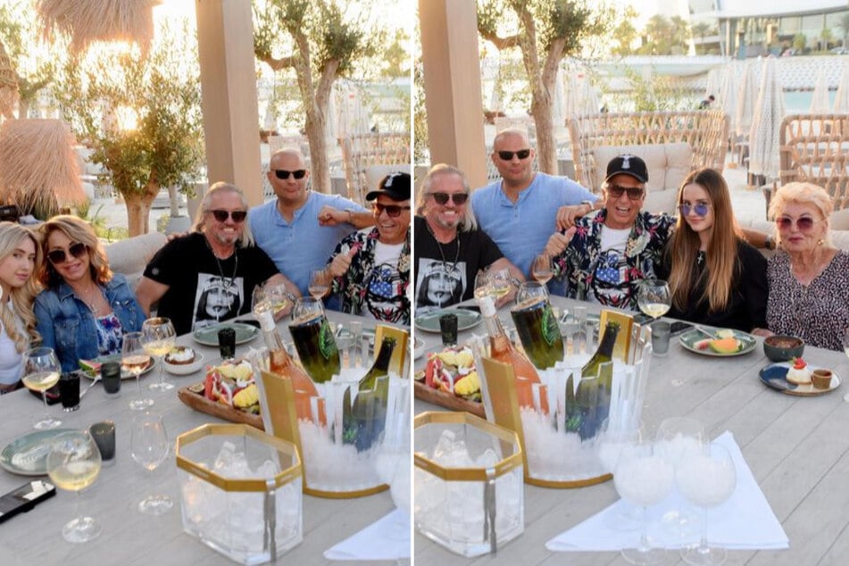 Carmen (57, 2.v.l.) teilte ein Drei-Generationen-Foto vom Geiss'schem Familientreffen in Dubai.