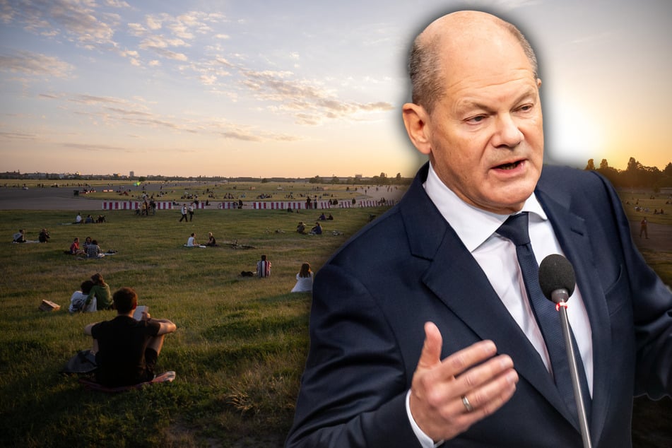 "Ungenutzt rumliegt": Scholz irritiert mit Aussage zum Tempelhofer Feld, BUND widerspricht