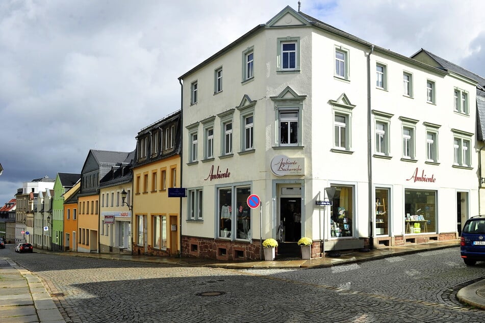 Die Buchhandlung "Ambiente &amp; Bücherecke" in Burgstädt.