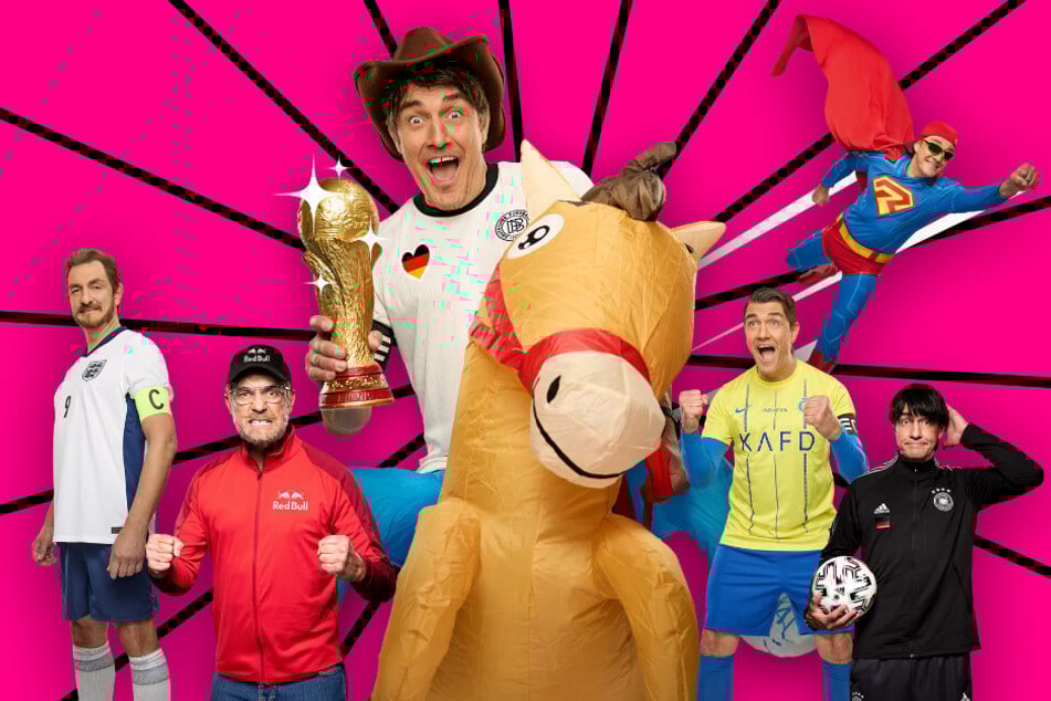 Bei seinem Programm dürfen natürlich auch seine Parodien und Supa Richie nicht fehlen.