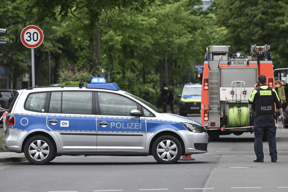 Die Polizei sicherte die Umgebung ab.