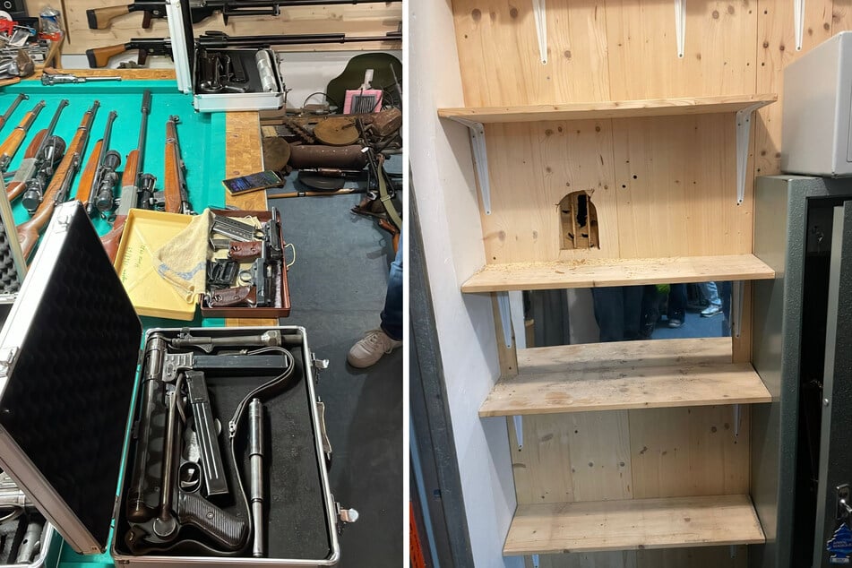 Die Geheimtür lag hinter einem Tresor verborgen und konnte nur mit einem versteckten Mechanismus geöffnet werden.