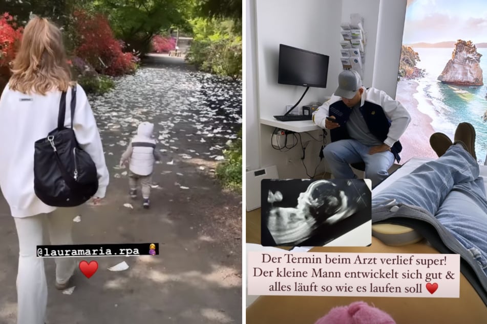 Am Mittwoch ging es für die Influencerin samt "Pie" und Leano zur nächsten Baby-Untersuchung.