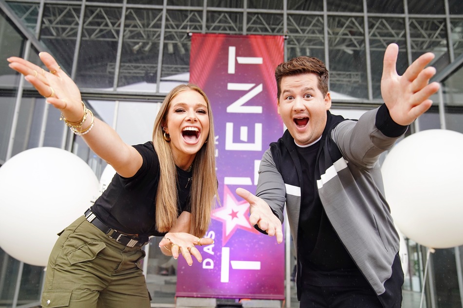 Lola Weippert (25) und Chris Tall (30) moderieren die RTL-Show "Das Supertalent".