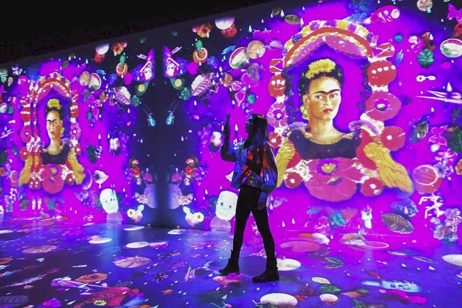 Die eindrucksvollen Installationen eignen sich perfekt als Fotokulissen.