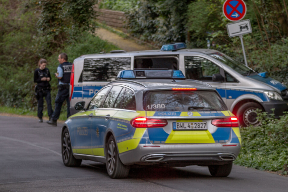 Einsatzkräfte im April vor Ort.