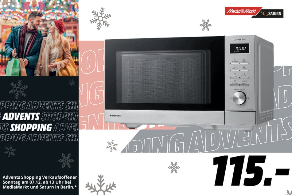 Panasonic-Mikrowelle NN-SD37QSEPG
für 115 Euro.