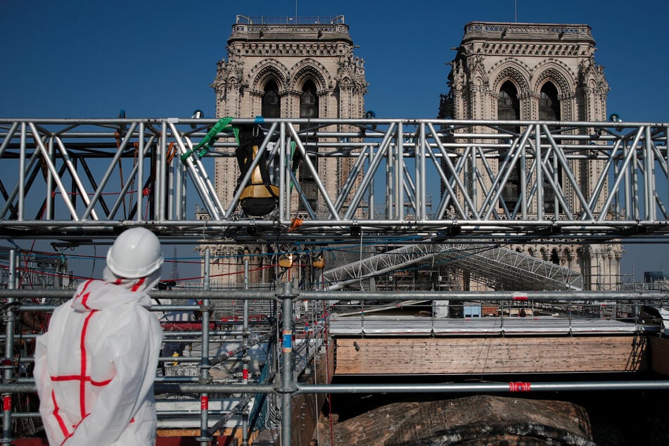 Der Wiederaufbau der Kathedrale Notre Dame wird noch bis 2024 andauern.