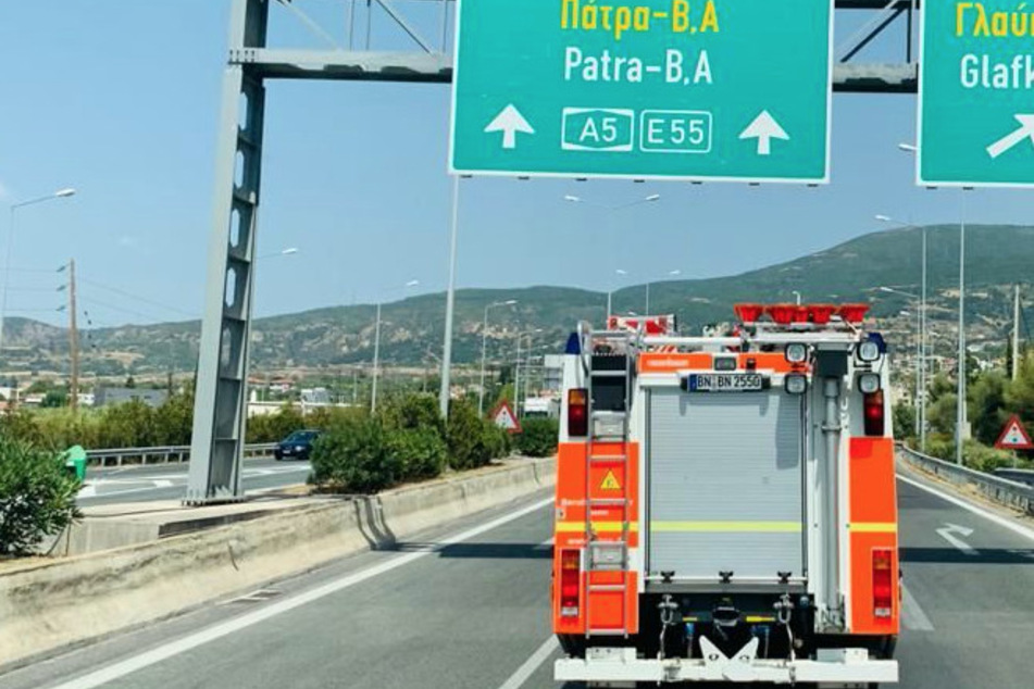 Feuerwehr-Kameraden aus Deutschland erreichen Griechenland