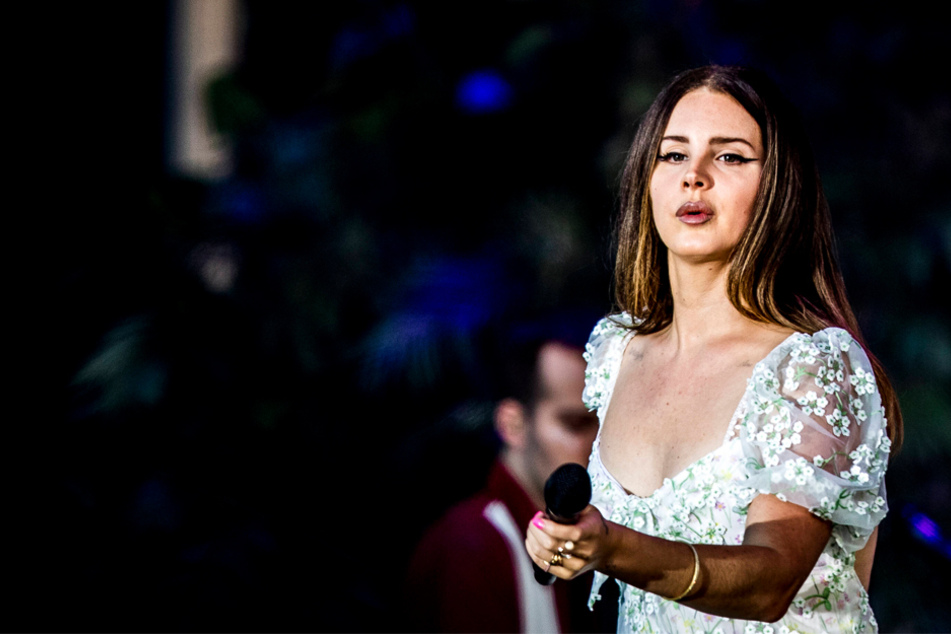 Lana Del Rey performed a live concert during the Danish Music Festival in Odense, Denmark.