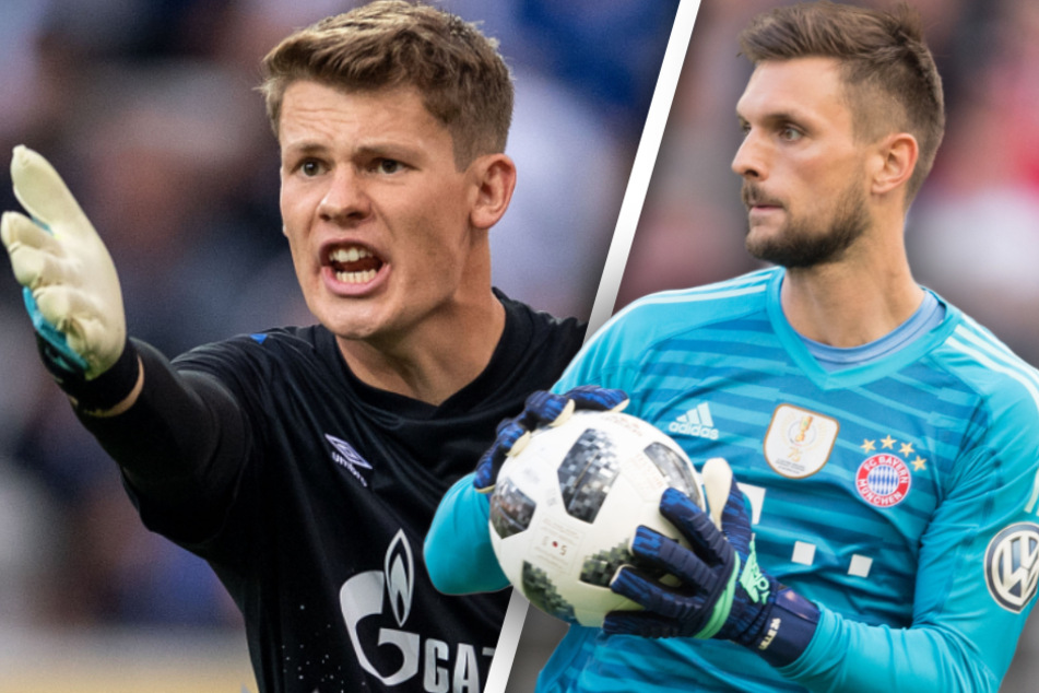 Sven Ulreich (31, r.) will Alexander Nübel (23, l.) beim FC Bayern München nicht ohne einen Kampf den Platz überlassen.