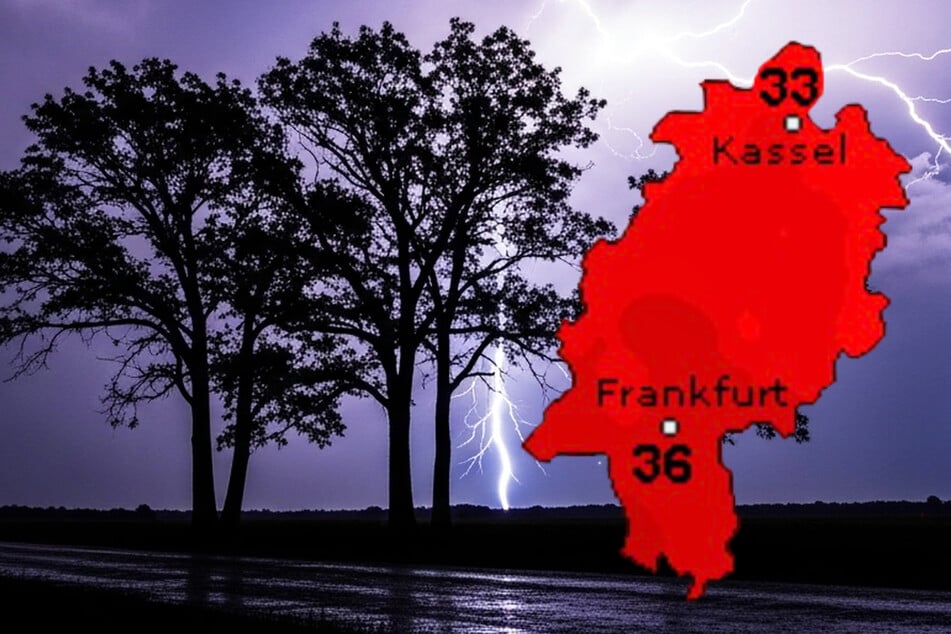 Extreme Hitze, schwere Gewitter und Unwetter drohen in Frankfurt und Hessen
