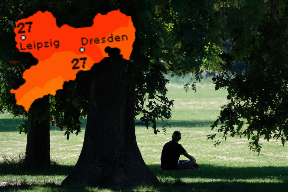 Solche Bilder wird man in dieser Woche vermutlich öfter in Leipzig und dem restlichen Sachsen sehen: Sommerliches Wetter lädt zum Verweilen in den Parks ein.
