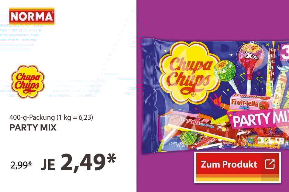 Party Mix für 2,49 Euro.
