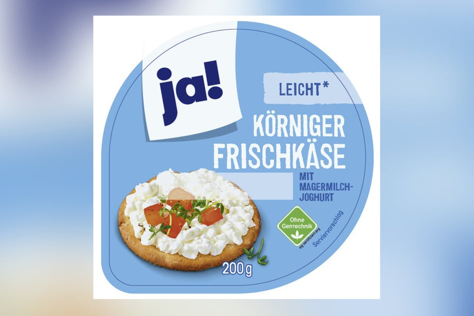 Eine Charge des körnigen Frischkäses von "ja!" ist nicht zum Verzehr geeignet.