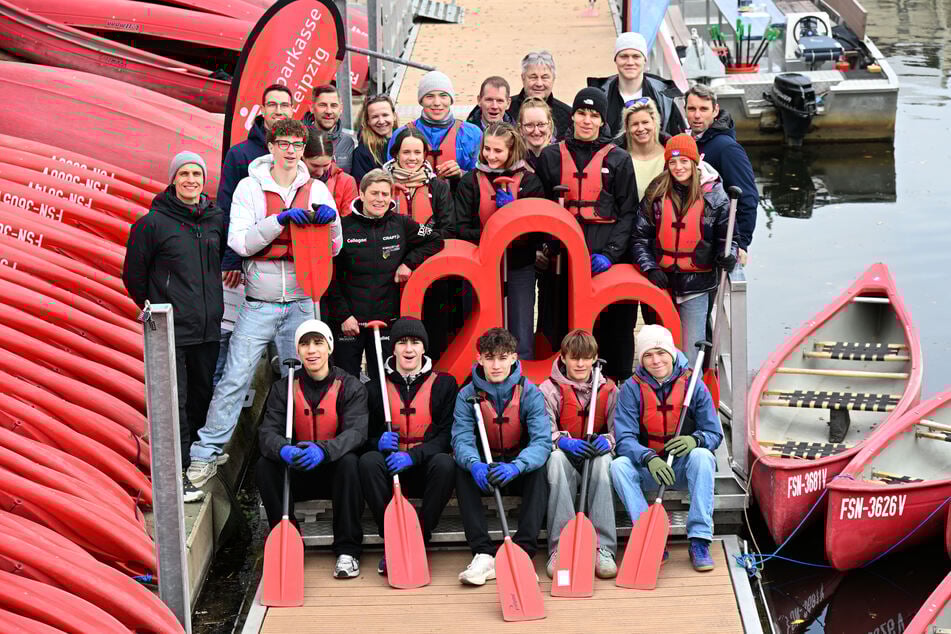 Die Schüler des Sportgymnasiums und der Sportoberschule packten ordentlich mit an.