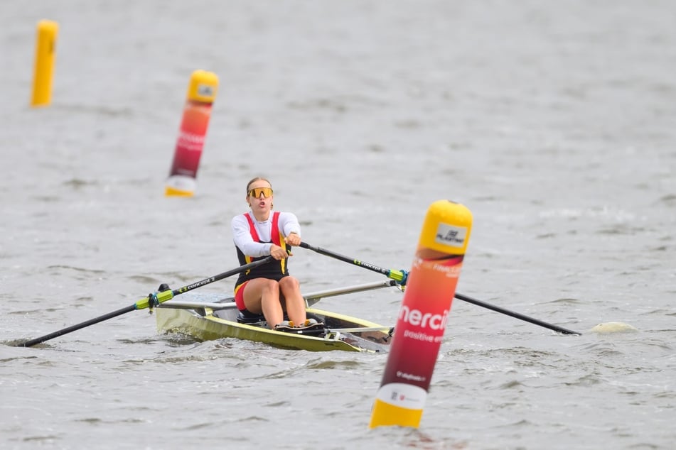 Sophie Leupold (27) angelte sich bei den Finals in Hannover Gold und Silber.
