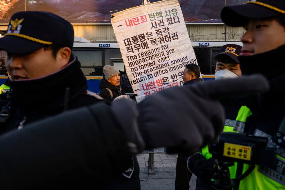 Yoon's supporters rallied outside his residence before major demonstrations on both sides were held in central Seoul.