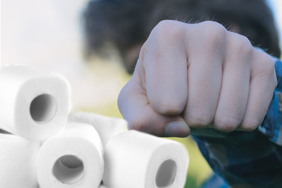 Der Streit um das Toilettenpapier eskalierte und der Mann wurde gegenüber seiner Mutter handgreiflich. (Symbolbild)