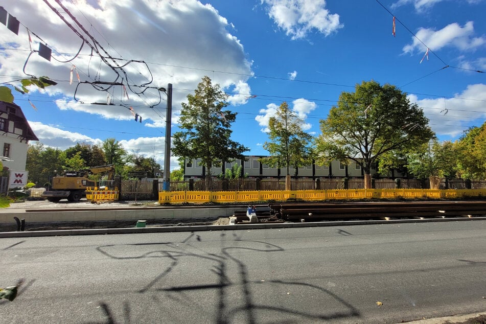 Eine Alternative für das geplante Umspannwerk könnte der aktuelle Baustellenplatz an der Prager Straße sein.