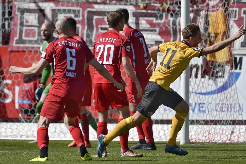 Beim letzten Aufeinandertreffen der beiden Teams im April 2016 erzielte Justin Eilers (r.) ein Tor.