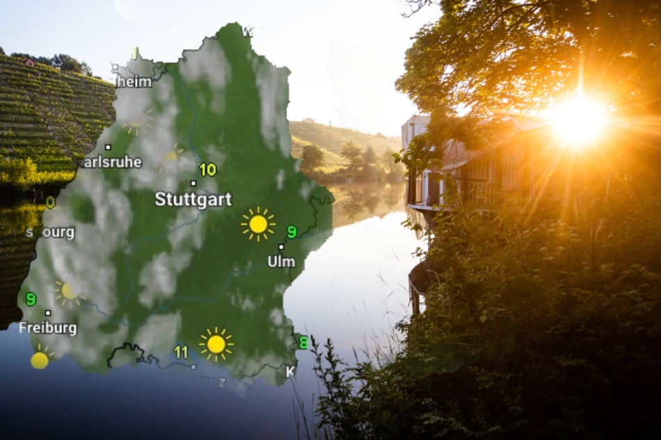 Die Temperaturen werden in Baden-Württemberg bis auf 29 Grad steigen. Die nächsten Tage könnten also nochmal sommerlich warm werden.