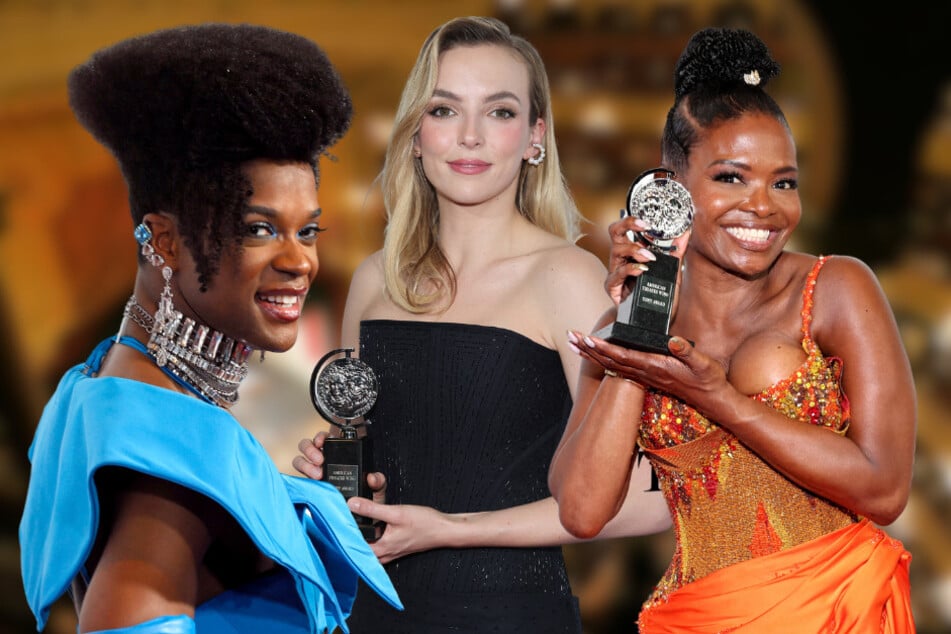 The 76th annual Tony Awards went off without a hitch in first-ever unscripted territory with major historical wins, which saw (from l. to r.) J. Harrison Ghee, Jodie Comer, and LaChanze nab big wins.