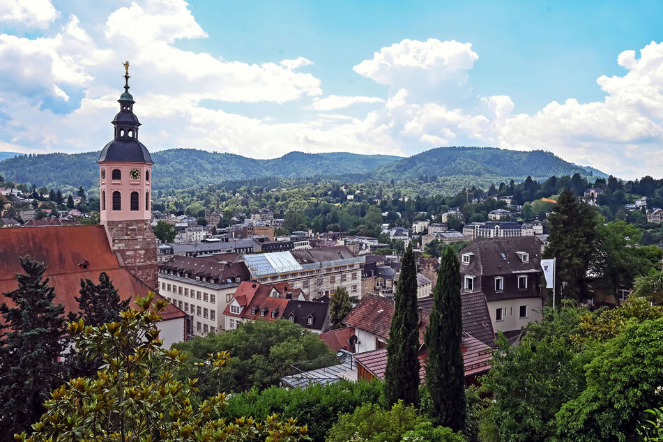 Blick auf die Innenstadt von Baden-Baden. Der Kurort ist nun ein Unesco-Welterbe.