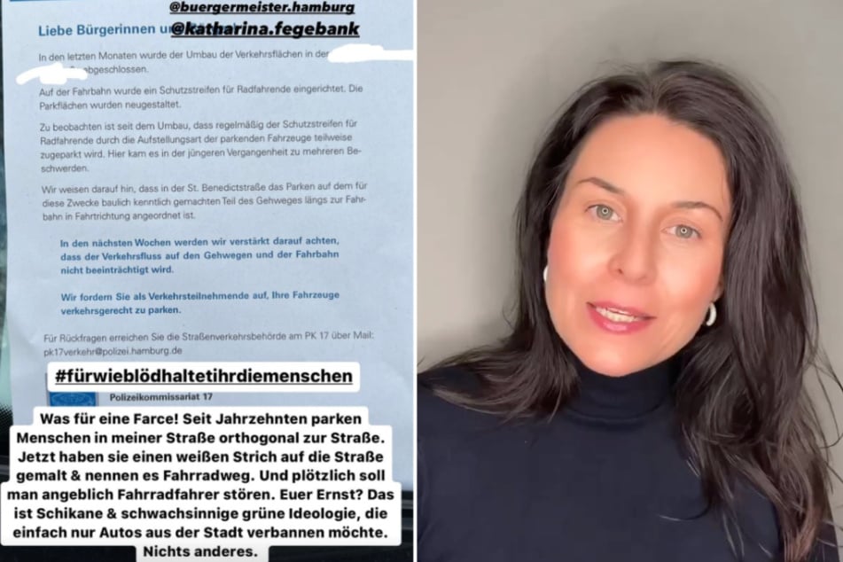 Moderatorin Vanessa Blumhagen (45) hat am Freitag auf Instagram scharf gegen die Hamburger Polizei sowie die handelnden Politiker in der Hansestadt geschossen.