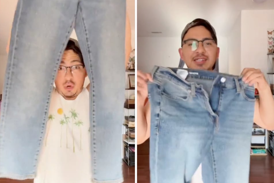 Martín freut sich über die neue Hose - das Geld ist ihm allerdings noch etwas suspekt.