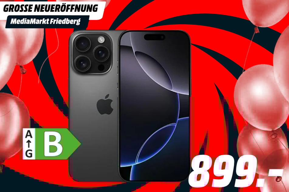 Apple iPhone 16 Pro 5G (128 GB) für 899 Euro.