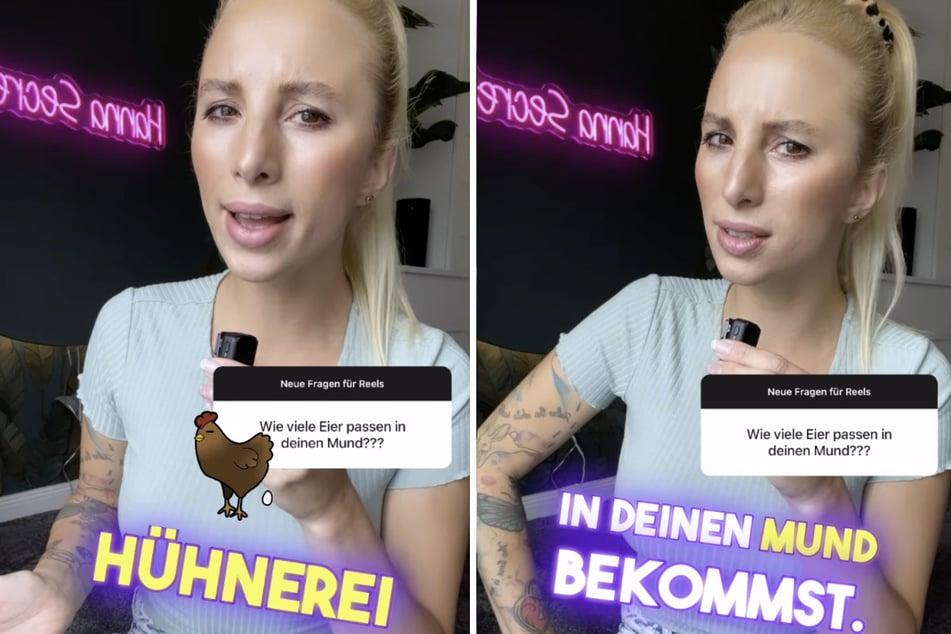 Hanna Secret (28) nimmt einen Fan auf Instagram aufs Korn.