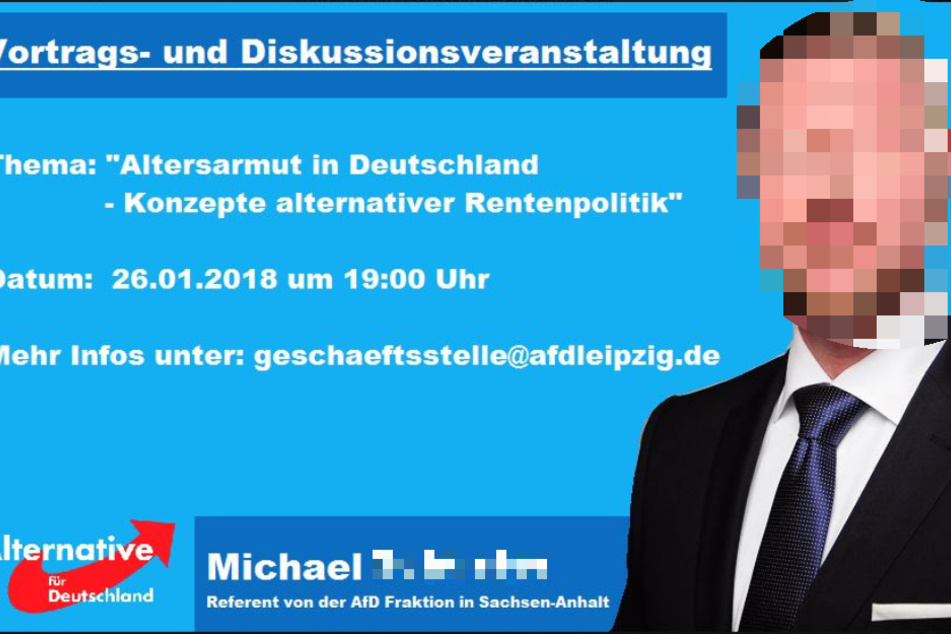 Nach den "Rassenkrieg"-Plänen war Michael S. auch bei der Leipziger AfD gern gesehener Redner.