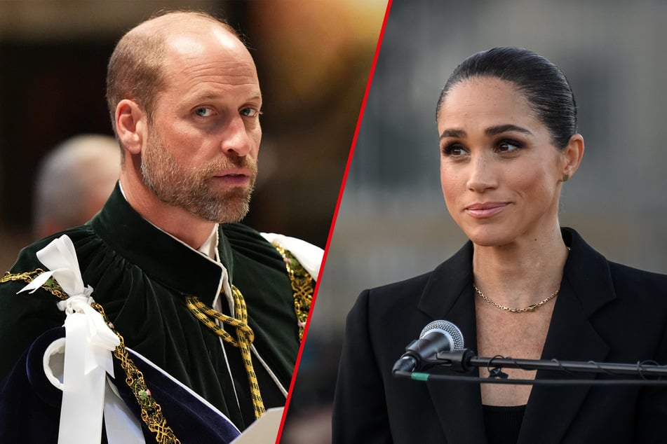 A royal expert suggested that Meghan Markle's (r) latest social media post may have ruffled feathers with her brother-in-law, William.