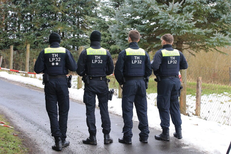 Die Polizei ist vor Ort.