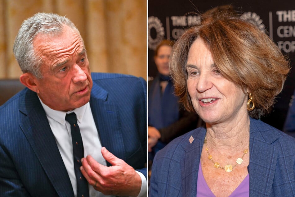 Robert F. Kennedy Jr.'s older sister Kathleen Kennedy Townsend (r.) recently opened up about how his politics have caused problems within their family.