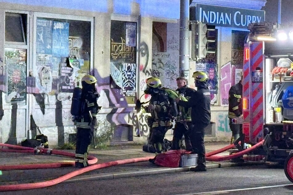 Die Feuerwehr musste einen Brand im Leipziger Osten löschen.